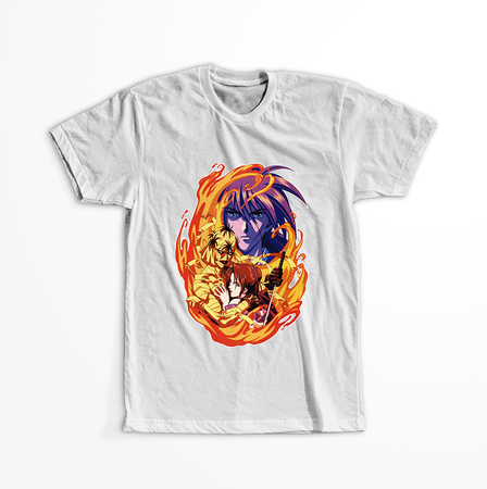 Koszulka Biała Rurouni Kenshin WYBIERZ KOLOR KOSZULKI I FASON