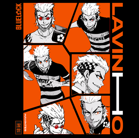 Koszulka Biała - Blue Lock - WYBIERZ KOLOR KOSZULKI I FASON