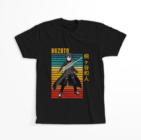 Koszulka Czarna Sword Art Online WYBIERZ KOLOR KOSZULKI I FASON