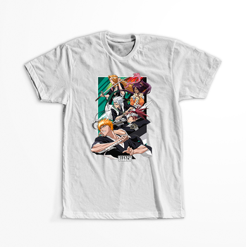 Koszulka Biała Bleach - WYBIERZ KOLOR KOSZULKI I FASON