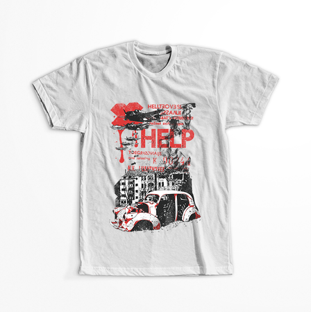 Koszulka Help WYBIERZ KOLOR KOSZULKI I FASON