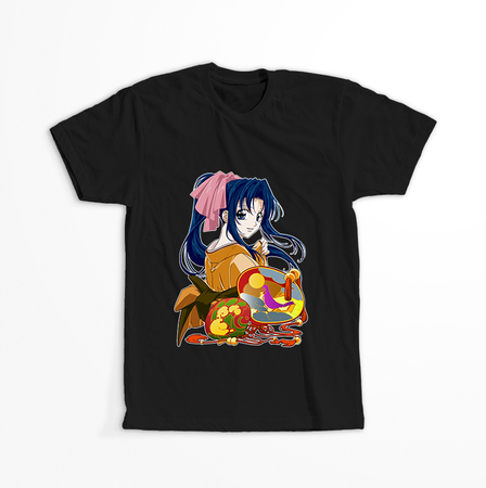 Koszulka Czarna Rurouni Kenshin WYBIERZ KOLOR KOSZULKI I FASON