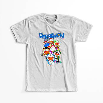 Koszulka Biała Doreamon - WYBIERZ KOLOR KOSZULKI I FASON