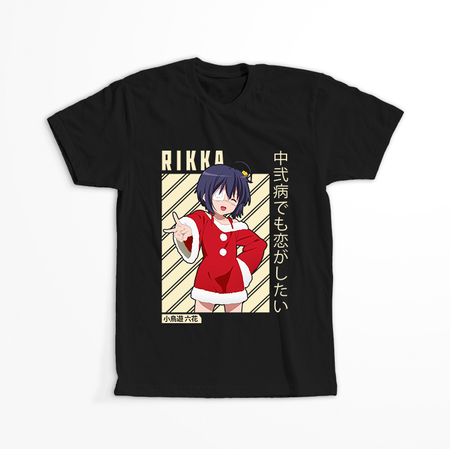 Koszulka Czarna Chuunibyou demo Koi ga Shitai! / Love, Chunibyo & Other Delusions! - WYBIERZ KOLOR KOSZULKI I FASON