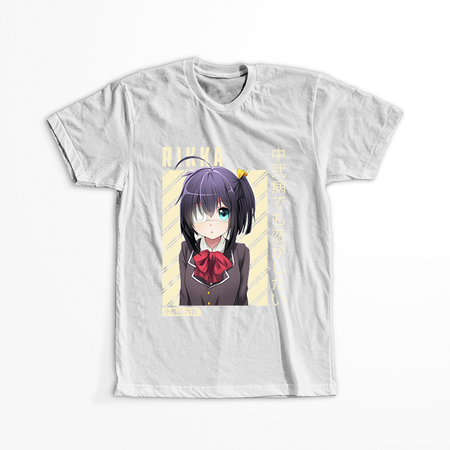 Koszulka Biała Chuunibyou demo Koi ga Shitai! / Love, Chunibyo & Other Delusions! - WYBIERZ KOLOR KOSZULKI I FASON