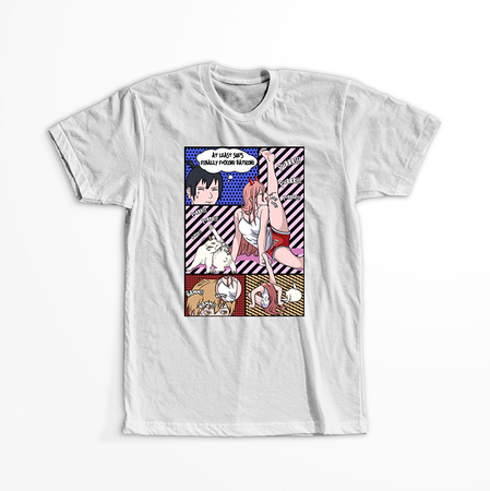 Koszulka Biała  Chainsaw Man WYBIERZ KOLOR KOSZULKI I FASON