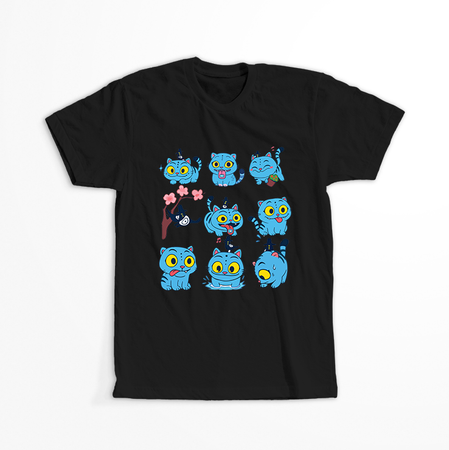 Koszulka Czarna KPop Demon Hunters WYBIERZ KOLOR KOSZULKI I FASON