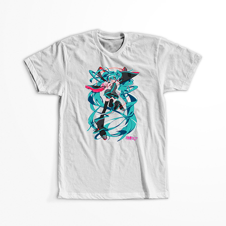 Koszulka Biała Vocaloid - WYBIERZ KOLOR KOSZULKI I FASON