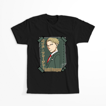 Koszulka Czarna Spy X Family - WYBIERZ KOLOR KOSZULKI I FASON