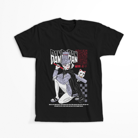 Koszulka Czarna Dandadan - WYBIERZ FASON KOSZULKI
