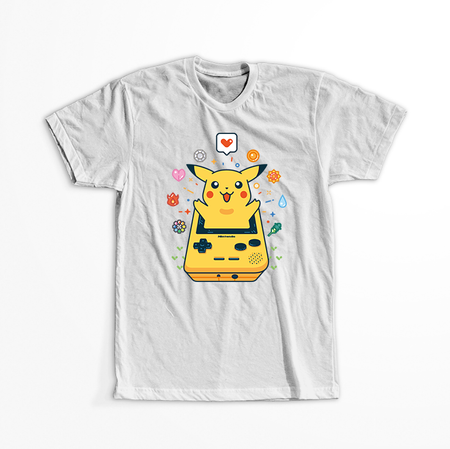 Koszulka Biała - Pokemon - WYBIERZ KOLOR KOSZULKI I FASON