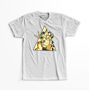 Koszulka Biała Naruto / Boruto - WYBIERZ KOLOR KOSZULKI I FASON