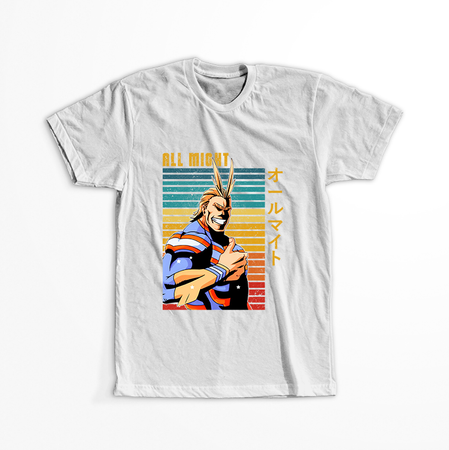 Koszulka Biała My Hero Academia / Akademia bohaterów - WYBIERZ KOLOR KOSZULKI I FASON