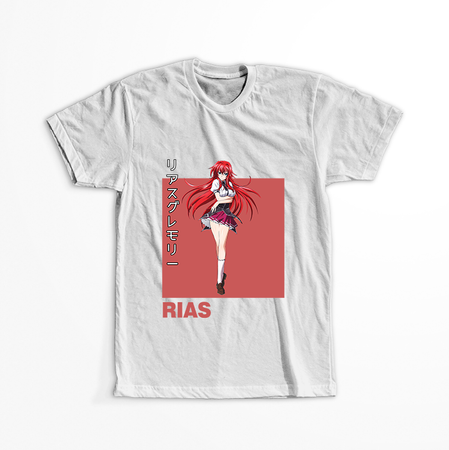 Koszulka Biała Highschool DxD - WYBIERZ KOLOR KOSZULKI I FASON