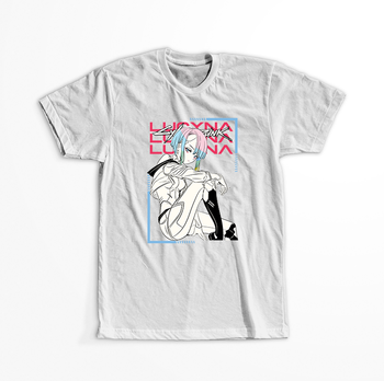 Koszulka Biała Cyberpunk Edgerunners - WYBIERZ KOLOR KOSZULKI I FASON