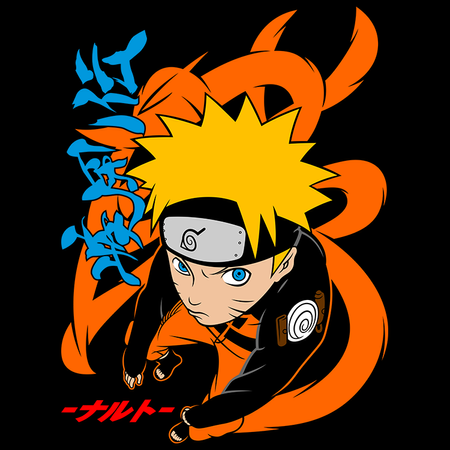 Koszulka Biała Naruto / Boruto - WYBIERZ KOLOR KOSZULKI I FASON