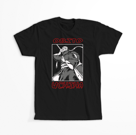 Koszulka Czarna Naruto / Boruto - WYBIERZ KOLOR KOSZULKI I FASON