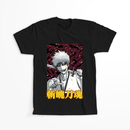 Koszulka Czarna Bleach - WYBIERZ KOLOR KOSZULKI I FASON