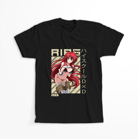 Koszulka Czarna Highschool DxD - WYBIERZ KOLOR KOSZULKI I FASON