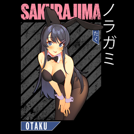 Koszulka Biała Seishun Buta Yarou wa Bunny Girl Senpai no Yume wo Minai WYBIERZ KOLOR KOSZULKI I FASON