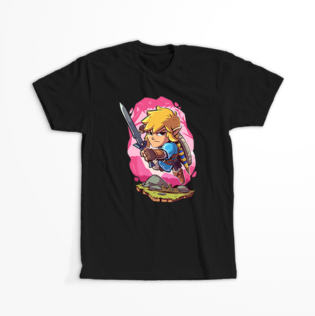 Koszulka Czarna The Legend of Zelda - WYBIERZ KOLOR KOSZULKI I FASON