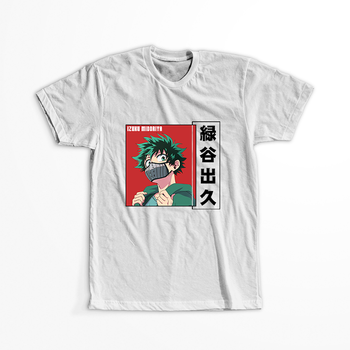 Koszulka Biała My Hero Academia / Akademia bohaterów - WYBIERZ KOLOR KOSZULKI I FASON