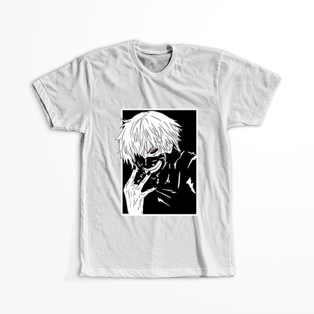 Koszulka Biała Tokyo Ghoul - WYBIERZ KOLOR KOSZULKI I FASON