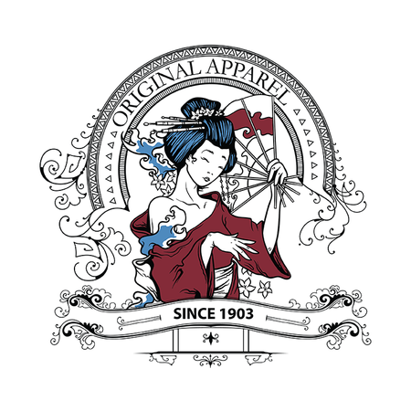 Koszulka Gejsza WYBIERZ KOLOR KOSZULKI I FASON