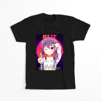 Koszulka Czarna - Is the Order a Rabbit?  - WYBIERZ KOLOR KOSZULKI I FASON