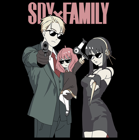 Koszulka Biała Spy X Family - WYBIERZ KOLOR KOSZULKI I FASON