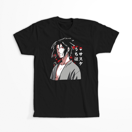 Koszulka Czarna Naruto / Boruto - WYBIERZ KOLOR KOSZULKI I FASON