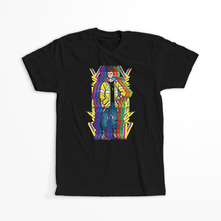 Koszulka Czarna Cyberpunk Edgerunners - WYBIERZ KOLOR KOSZULKI I FASON