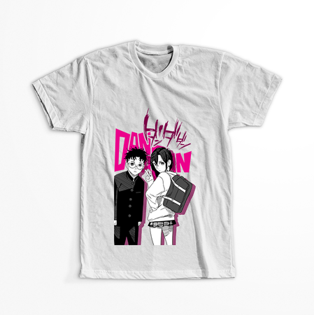 Koszulka Biała Dandadan - WYBIERZ FASON KOSZULKI