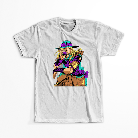 Koszulka Biała JOJO's Bizarre Adventure - WYBIERZ KOLOR KOSZULKI I FASON