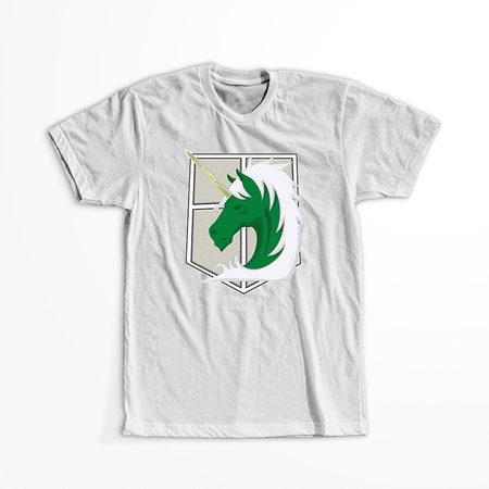 Koszulka Biała Attack on titan WYBIERZ KOLOR KOSZULKI I FASON