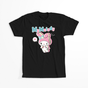 Koszulka Czarna - My Melody - WYBIERZ KOLOR KOSZULKI I FASON