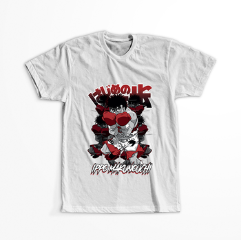 Koszulka Biała - Hajime no Ippo - WYBIERZ KOLOR KOSZULKI I FASON