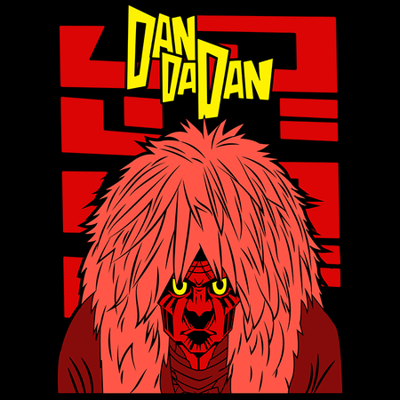 Koszulka Czarna Dandadan - WYBIERZ FASON KOSZULKI