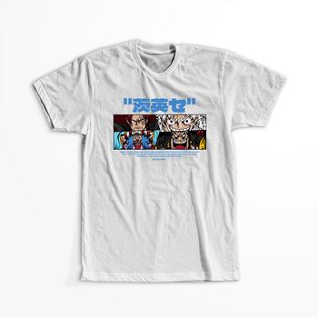 Koszulka Biała One Piece - WYBIERZ KOLOR KOSZULKI I FASON