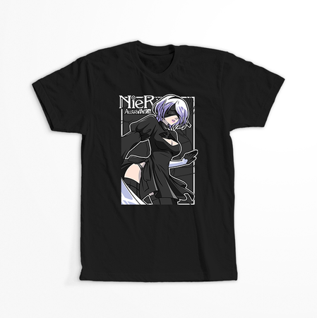 Koszulka Czarna NieR - WYBIERZ KOLOR KOSZULKI I FASON