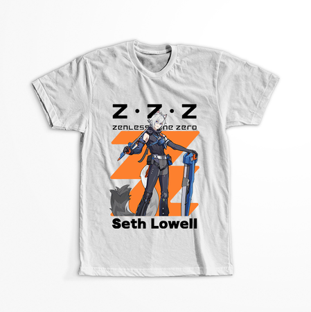 Koszulka Biała - Zenless Zone Zero - WYBIERZ KOLOR KOSZULKI I FASON