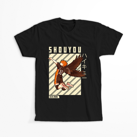 Koszulka Czarna - Haikyuu!! - WYBIERZ KOLOR KOSZULKI I FASON