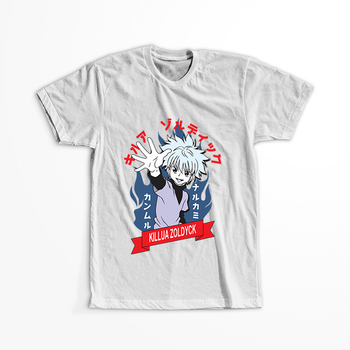 Koszulka Biała Hunter x Hunter WYBIERZ KOLOR KOSZULKI I FASON