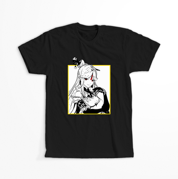 Koszulka Czarna Genshin Impact - Ningguang - WYBIERZ KOLOR