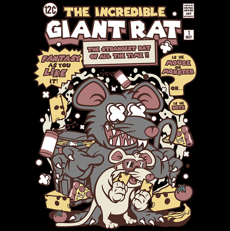 Koszulka Giant rat WYBIERZ KOLOR KOSZULKI I FASON