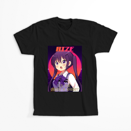 Koszulka Czarna - Is the Order a Rabbit? - WYBIERZ KOLOR KOSZULKI I FASON