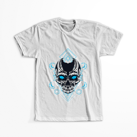 Koszulka Czaszka WYBIERZ KOLOR KOSZULKI I FASON
