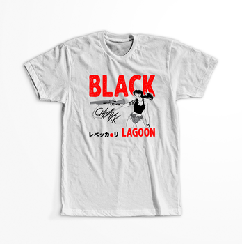Koszulka Biała - Black Lagoon - WYBIERZ KOLOR KOSZULKI I FASON