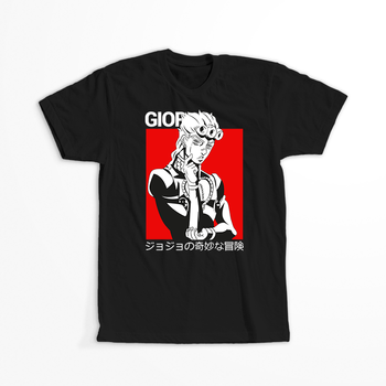 Koszulka Czarna JOJO's Bizarre Adventure - WYBIERZ KOLOR KOSZULKI I FASON