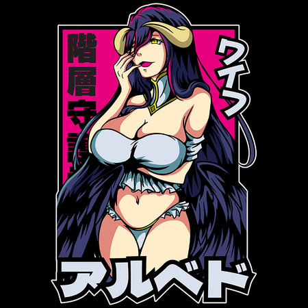 Koszulka Biała - Overlord - WYBIERZ KOLOR KOSZULKI I FASON